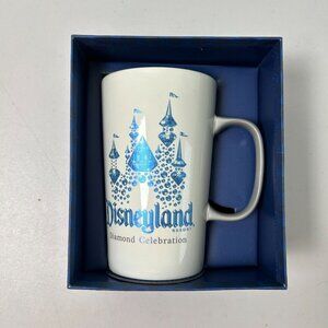 Disneyland Starbucks Diamond 60th Anniversary 2015 Celebration Coffee Mug 16 oz